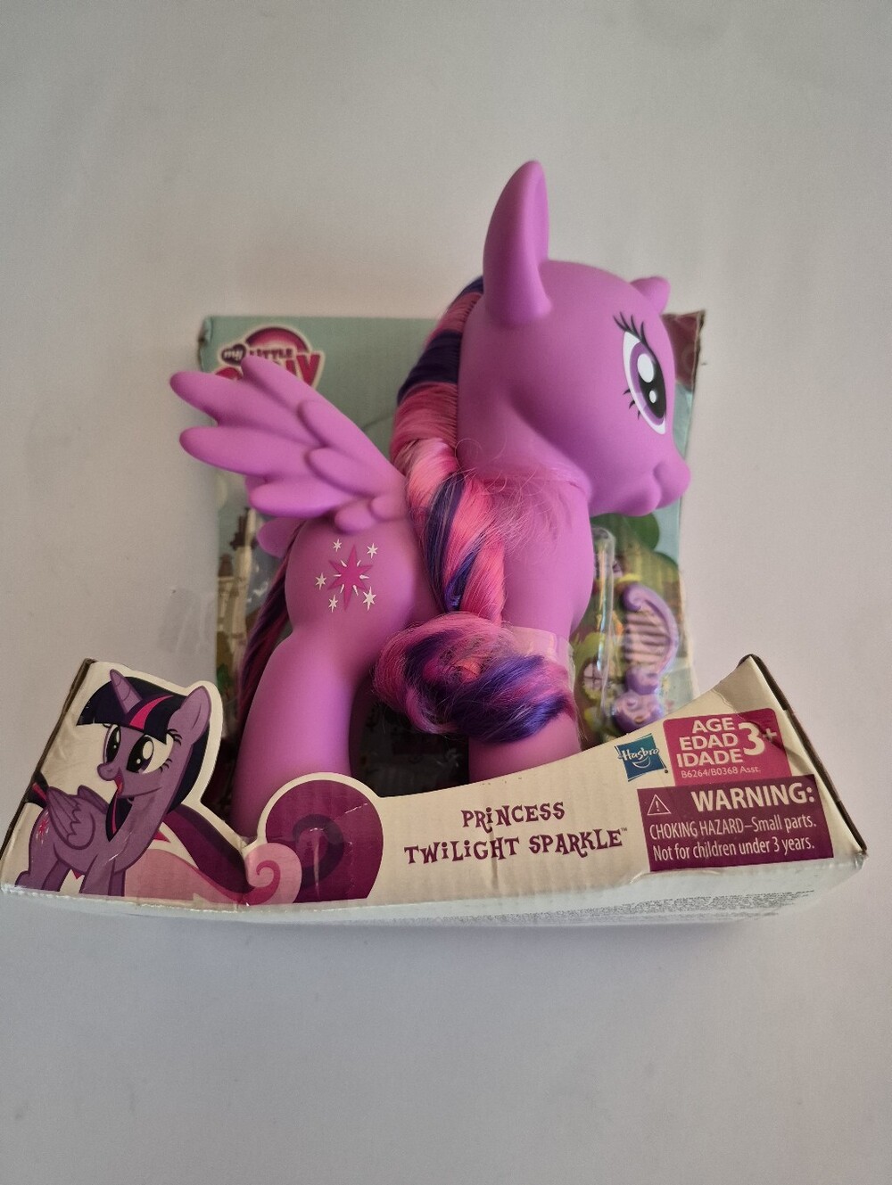 My Little Pony Princess Twilight Sparkle Purple  Pink Pony 9 Inches NEW Hasbro